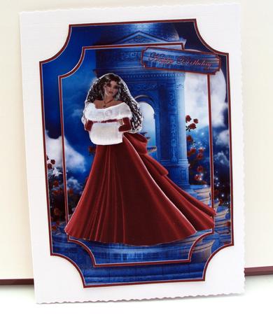 Vintage Lady at Night by Wendy Freeman