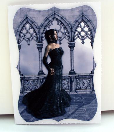 2 Shaped Gothic Toppers by Wendy Freeman