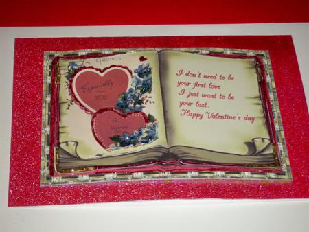 Vintage Valentine Hearts by Wenona Elie