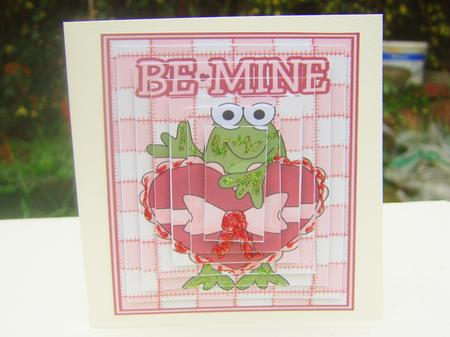 Be Mine Frog Pyramid by Wenona Elie