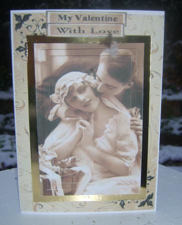 Pretty Valentine Background A5 by Wenona Elie