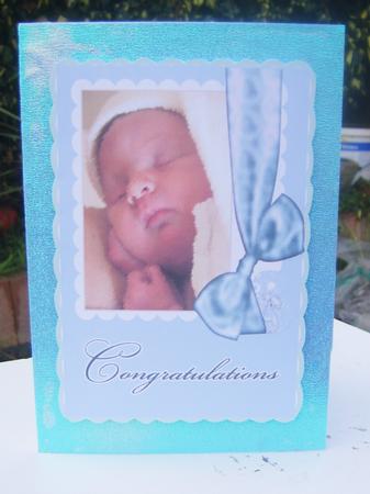 Congratulations on the Arrival of Your New Baby Boy by Wenona Elie