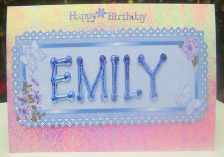 Emily Name Topper by Wenona Elie
