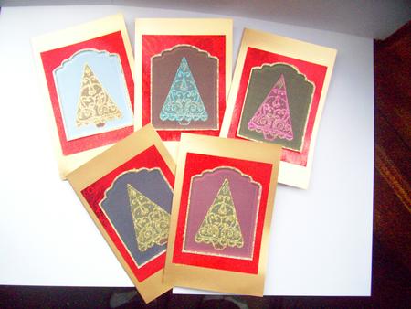 Christmas Tree Tags/ Mini Toppers by Wenona Elie