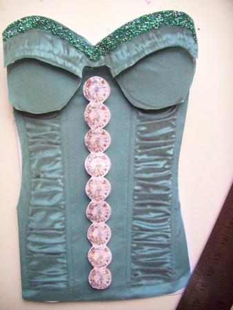 Bustieire and Diamonds by Wenona Elie