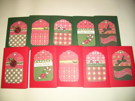 6 Christmas Gift Tags by Wenona Elie