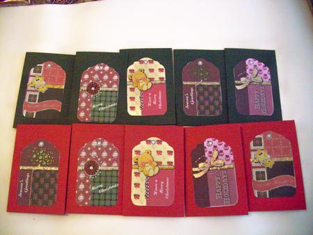 6 Gift Tags A-waiting by Wenona Elie
