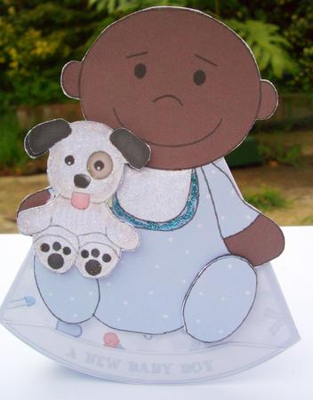 Rock-a-bye New Baby Boy 1 by Wenona Elie