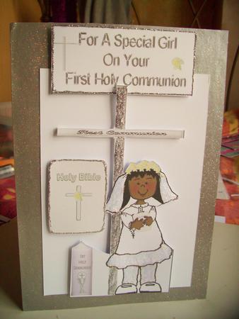 Ethnic Girl Communion by Wenona Elie