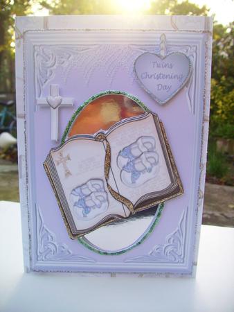 Boys Christening Vellum by Wenona Elie