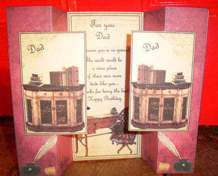 For You Dad Double Fold Back by Wenona Elie