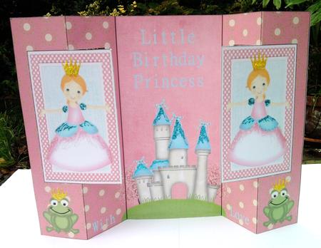 Little Birthday Princess Double Fold Back by Wenona Elie