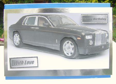 Rolls Royce Decoupage by Wenona Elie