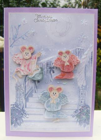 Christmas Angel Mice by Wenona Elie