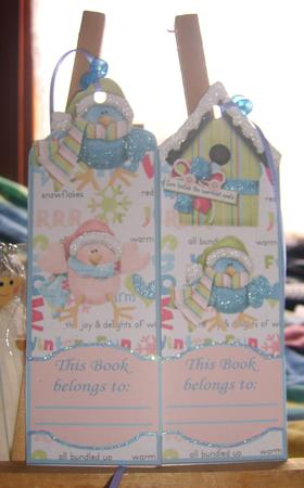 Love Builds the Warmest Nests Christmas Bookmarks by Wenona Elie