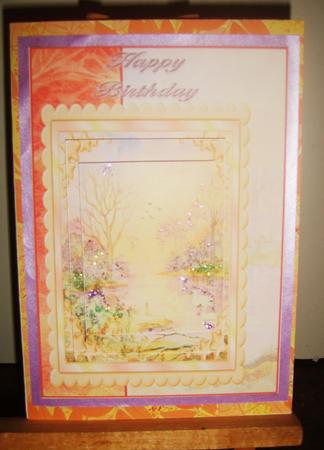 Frosty Morning Pyramid Card by Wenona Elie