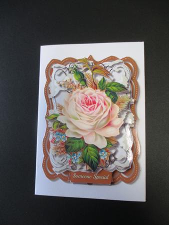 Lovely Roses Topper in a Ornate Frame by Wilma Sanderson