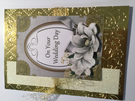 Silver Magnolia Your Wedding Day Oval 7x5in Step by Step by Wynona Oneil