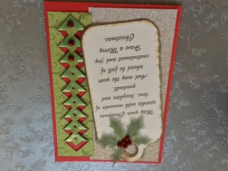 Three Lovely Christmas Tags with Verses  by Wynona Oneil