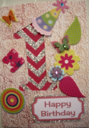 Pastel Polka Dot Happy Birthday Tag by Wynona Oneil