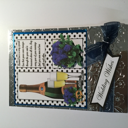 Lovely purple roses and wine for your WEDDING in polkadot frame 8x8 by Wynona Oneil