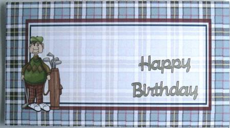 Gift Envelope/money Wallet - Male - Golfer by Wynona Oneil