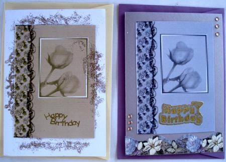 Rose Card Fronts 1 by Wynona Oneil