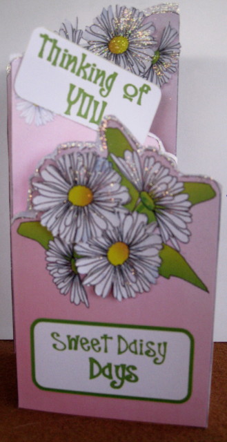 Sweet Daisy Days Z-fold Card by Wynona Oneil