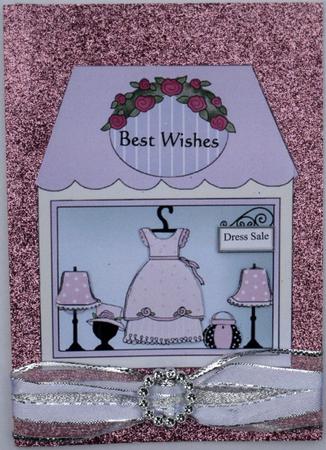 Shop Front Card by Wynona Oneil