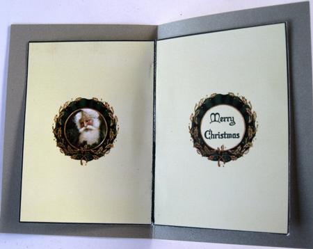 Father Christmas Vintage Insert by Wynona Oneil