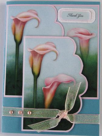Lilies Quick Card by Wynona Oneil