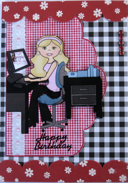 Working Girl Quick Card by Wynona Oneil
