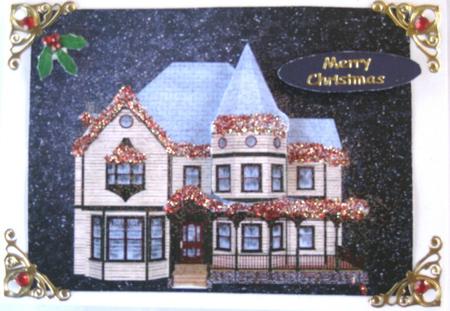 Beautiful Christmas Church by Wynona Oneil