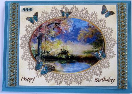 Autumn Splendour Decoupage with Butterflies by Wynona Oneil