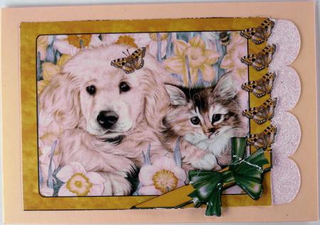 Unlikely Buddies Bringing You Best Wishes by Wynona Oneil