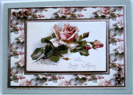 Orange Roses Quick Card by Wynona Oneil