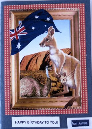 From Australia Christmas and Blank by Wynona Oneil