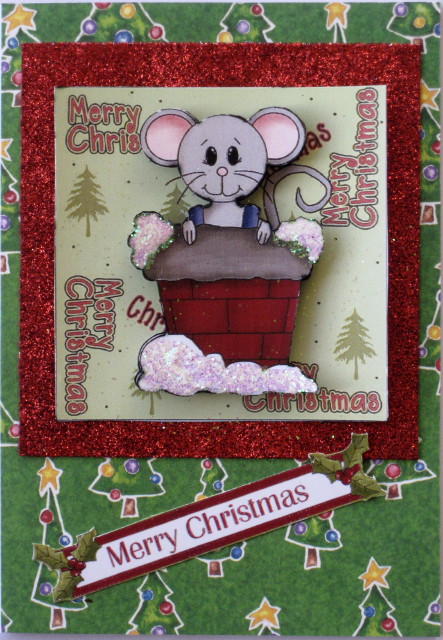 Chimney Pot Mouse by Wynona Oneil