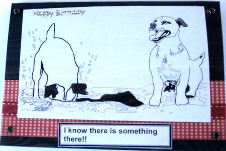 I Know There is Something There! Digital Stamp by Wynona Oneil