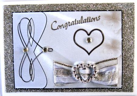 Black & White Heart - Wedding & Evening Invitation by Wynona Oneil