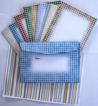 Bumper Value Pack of C6 Envelopes in Men's Ball Games Colours by Wynona Oneil