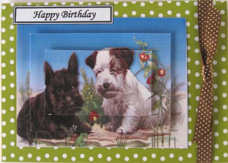 The Westie's Vintage Portrait Pyramid by Wynona Oneil