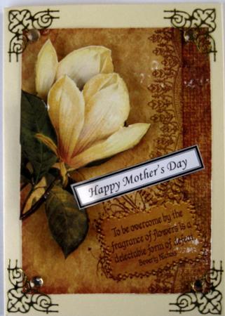 Defeated by Flowers 5x7 Step by Step Card by Wynona Oneil