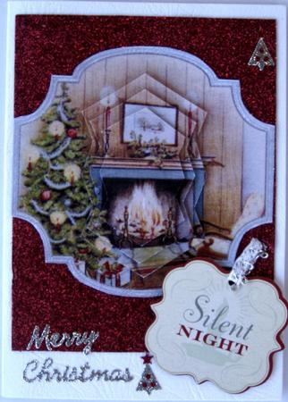 Christmas Tree and Fire by Wynona Oneil