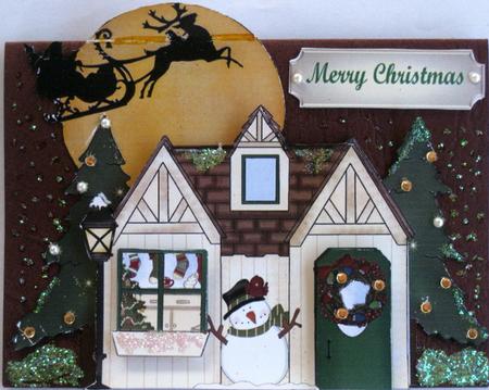 Sparkling Christmas Home by Wynona Oneil