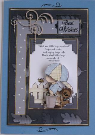 #1 Son Card Topper by Wynona Oneil