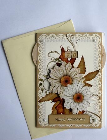 Autumn Flowers - Year Card Part 2 by Wynona Oneil