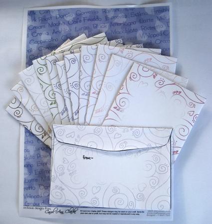 Bumper Value Pack of C6 Envelopes in Pretty Rose Colours by Wynona Oneil