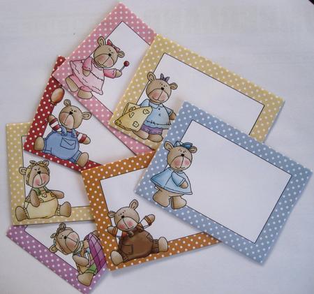 Lil Bears Envelope Pack 2 by Wynona Oneil