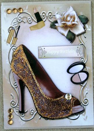 Lovely Chocolate Shoe & Make Up by Wynona Oneil